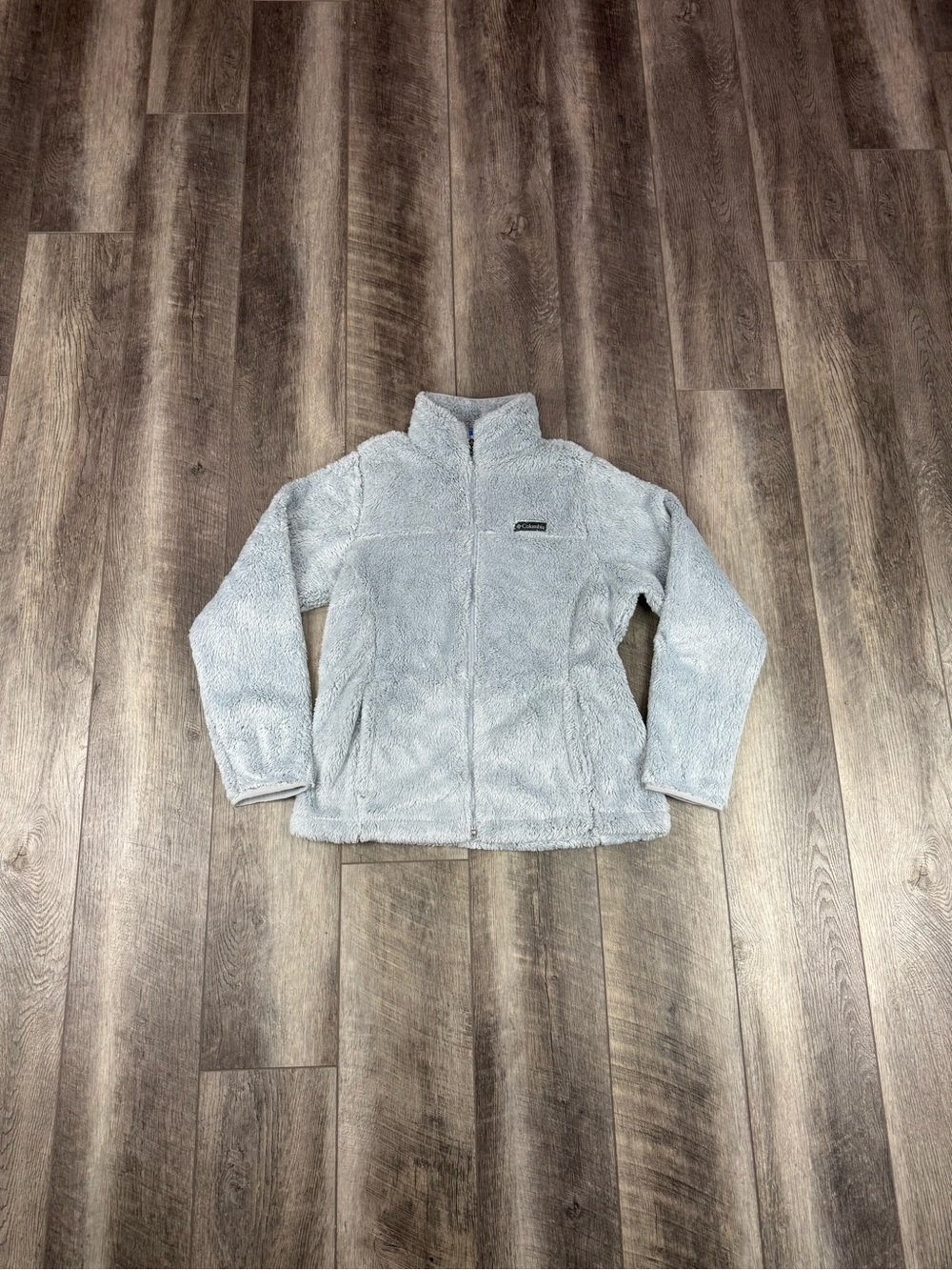 Columbia Blue Fuzzy Jacket